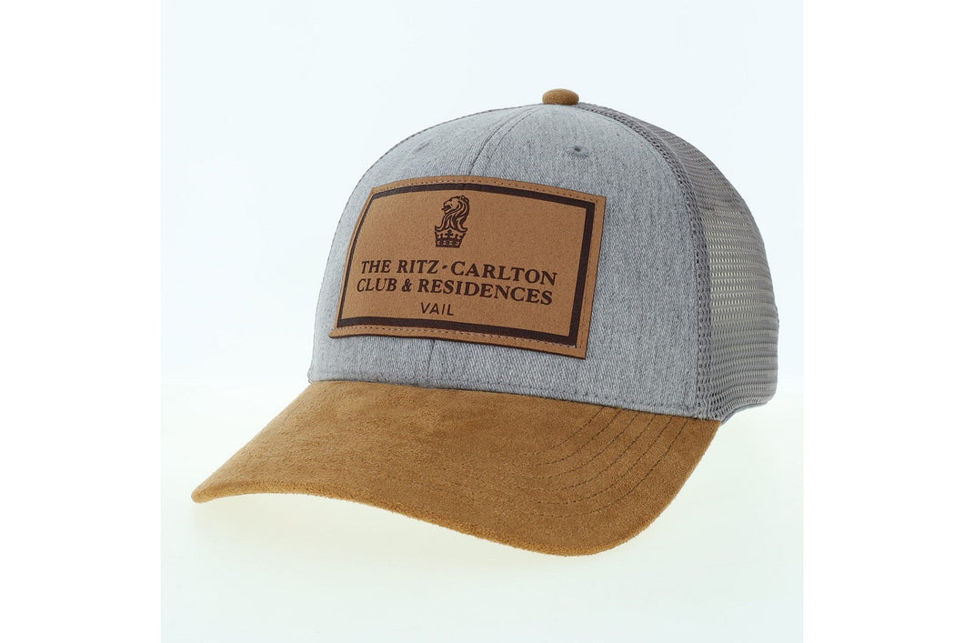 Grey & Tan Microsuede