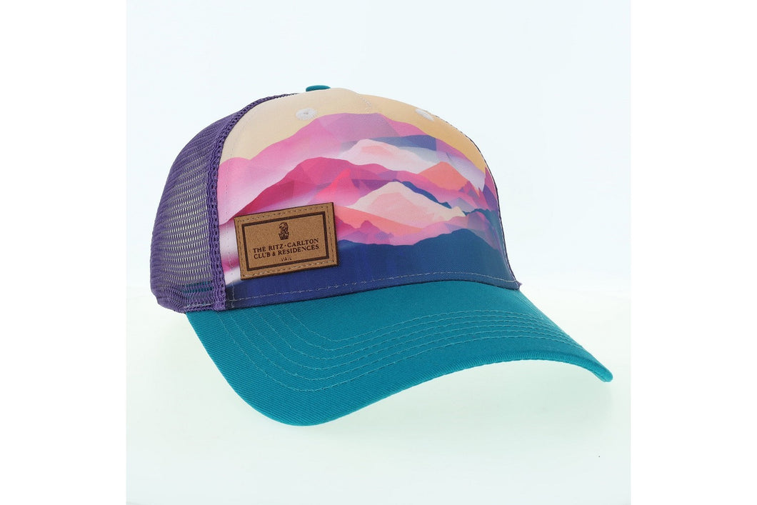 Pyrenees Trucker - Mountains Teal